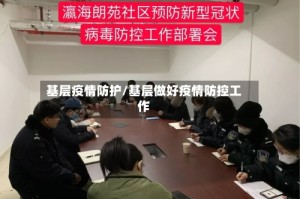 基层疫情防护/基层做好疫情防控工作