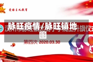 脉旺疫情/脉旺镇地图