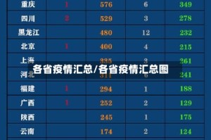 各省疫情汇总/各省疫情汇总图