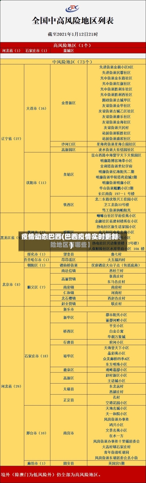 疫情动态巴西(巴西疫情实时更新)-第1张图片