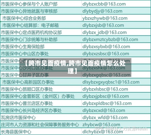 【跨市见面疫情,跨市见面疫情怎么处理】-第2张图片
