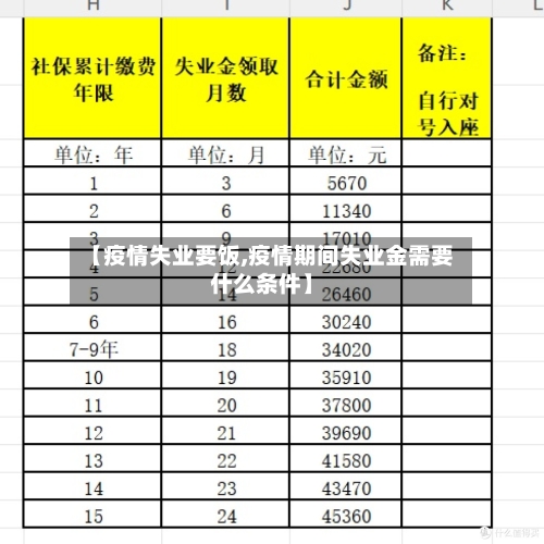 【疫情失业要饭,疫情期间失业金需要什么条件】-第2张图片