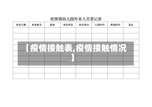 【疫情接触表,疫情接触情况】-第3张图片