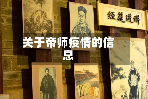 关于帝师疫情的信息-第1张图片