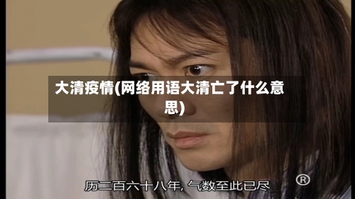 大清疫情(网络用语大清亡了什么意思)-第3张图片